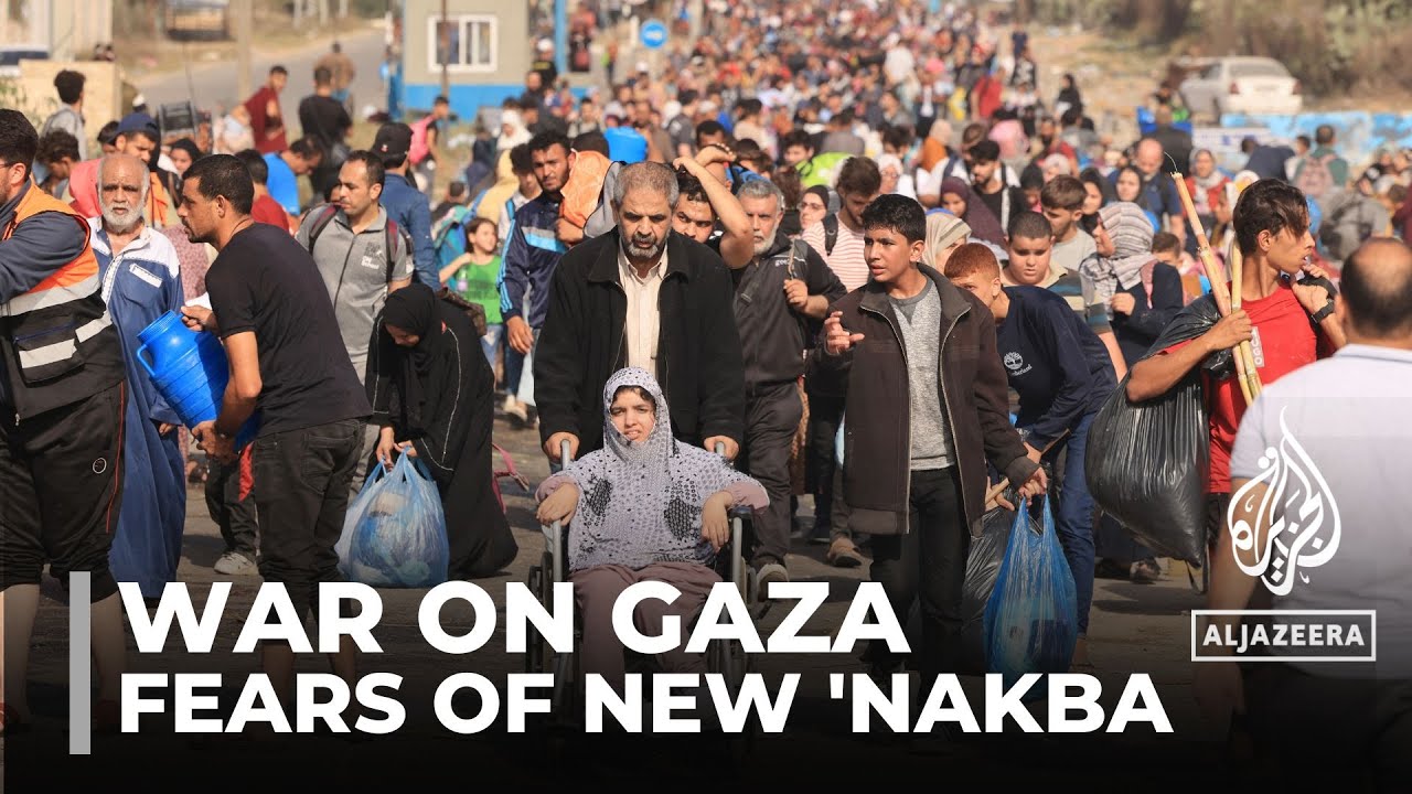 Thousands of Palestinians flee to south Gaza