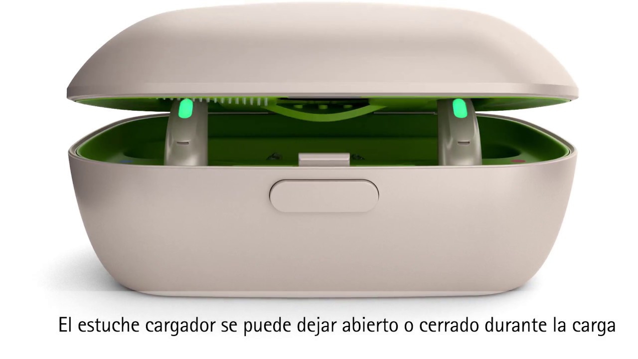Cómo cargar los audífonos recargables de Phonak