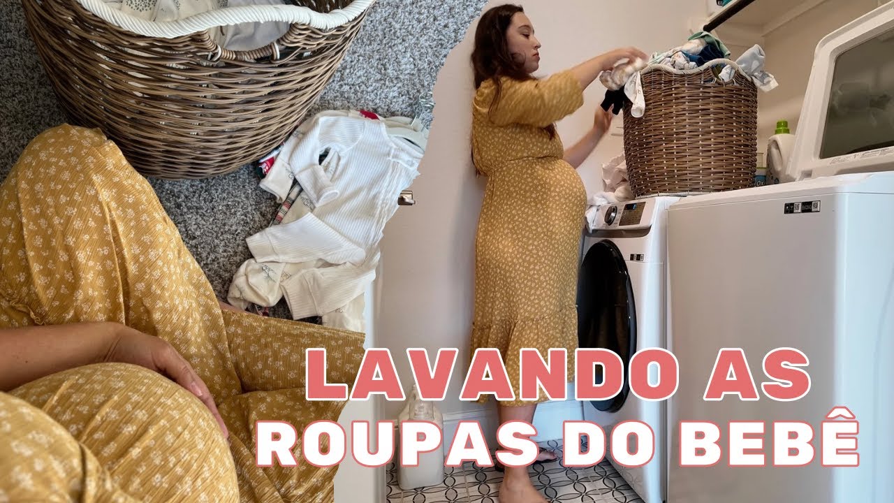 LAVEI AS ROUPAS DO BEBÊ COM 33 SEMANAS DE GESTAÇÃO