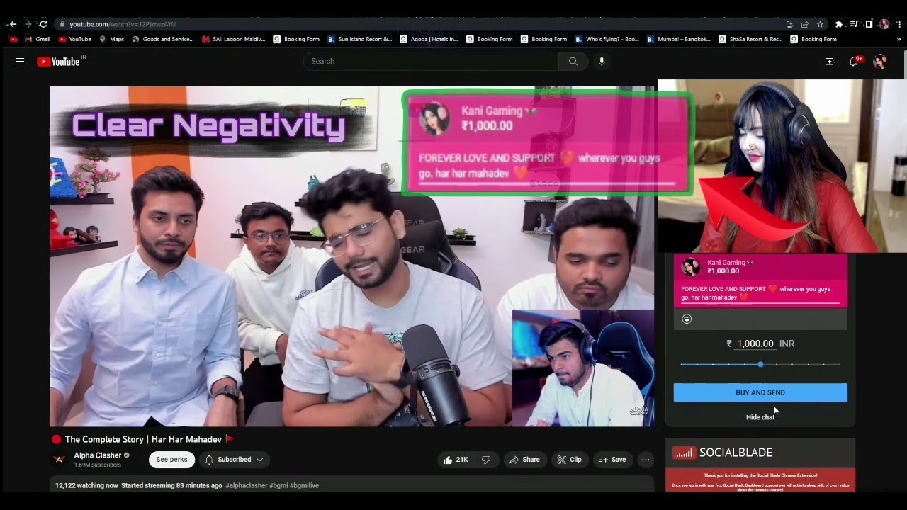@AlphaClasher Clear All the negativity points & Talking about Bootcamp @KaniGamingg Superchat