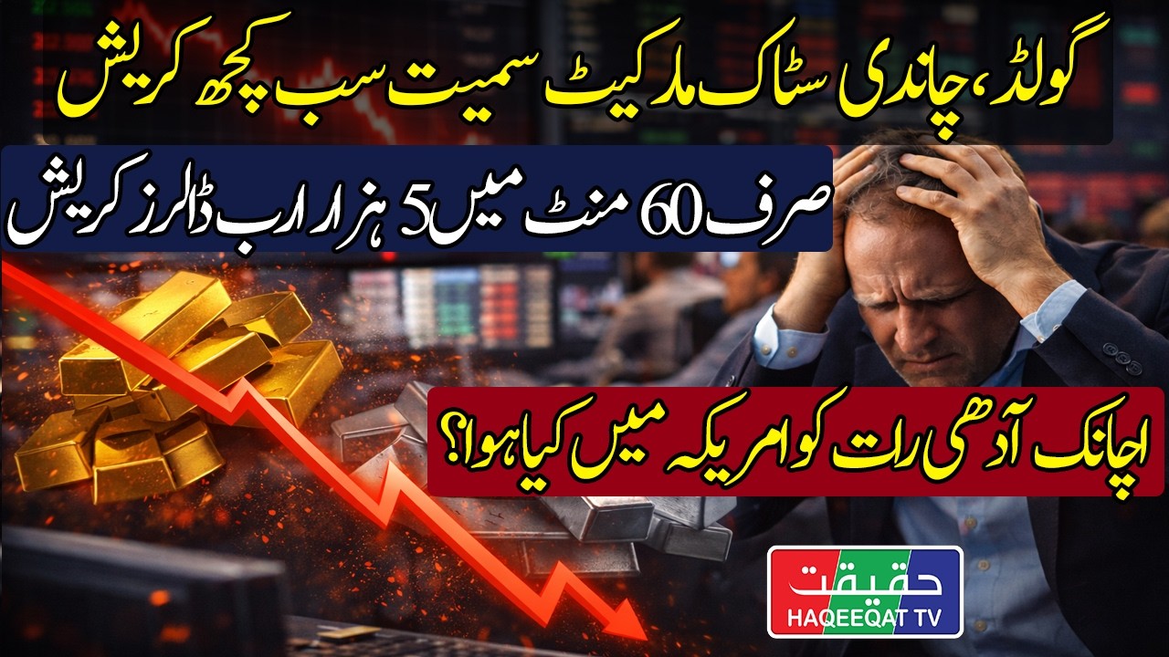 $5 Trillion Wiped Out in 60 Minutes - Gold, Silver, Crypto, and Stocks Crashed
