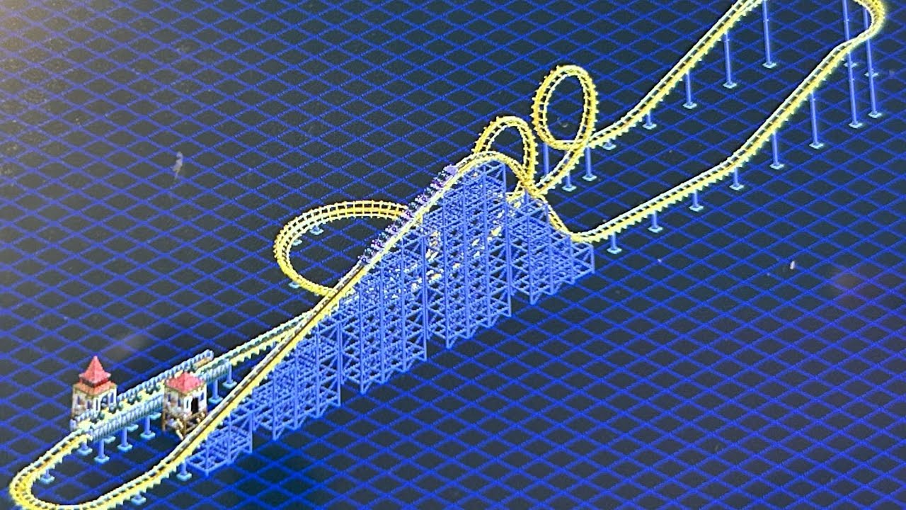 Ultimate coaster 2 - double loop at geauga lake - recreation.