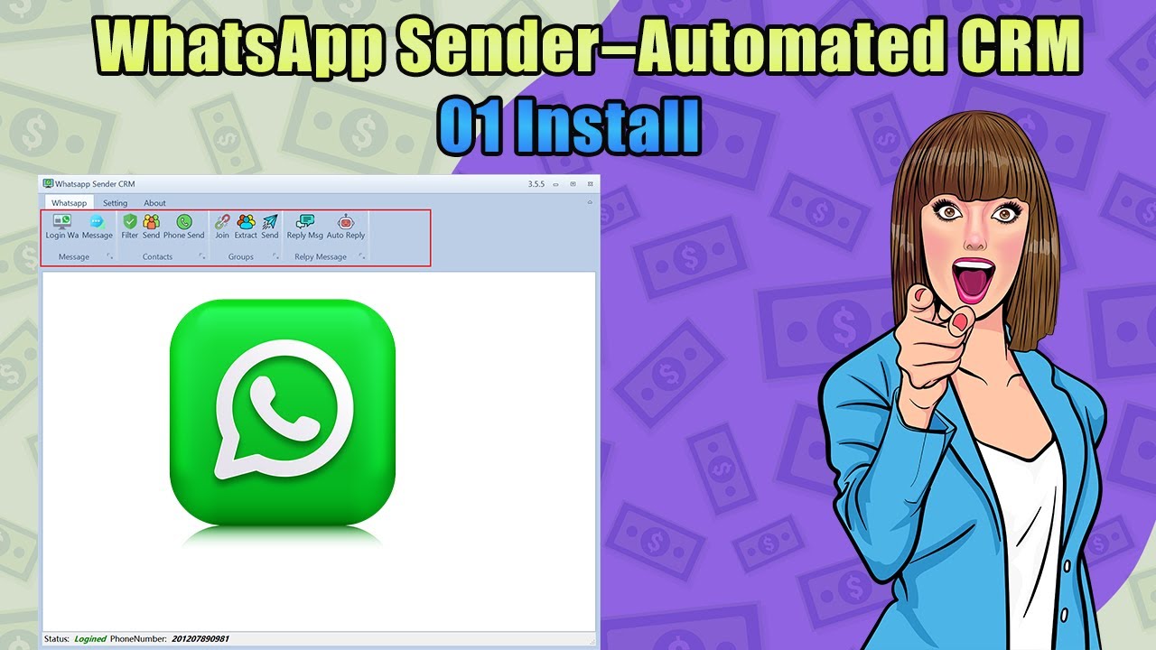 WhatsApp Bulk Sender, Group Sender & Auto Reply Chatbot | 01 Installation Tutorial #whatsappbulk