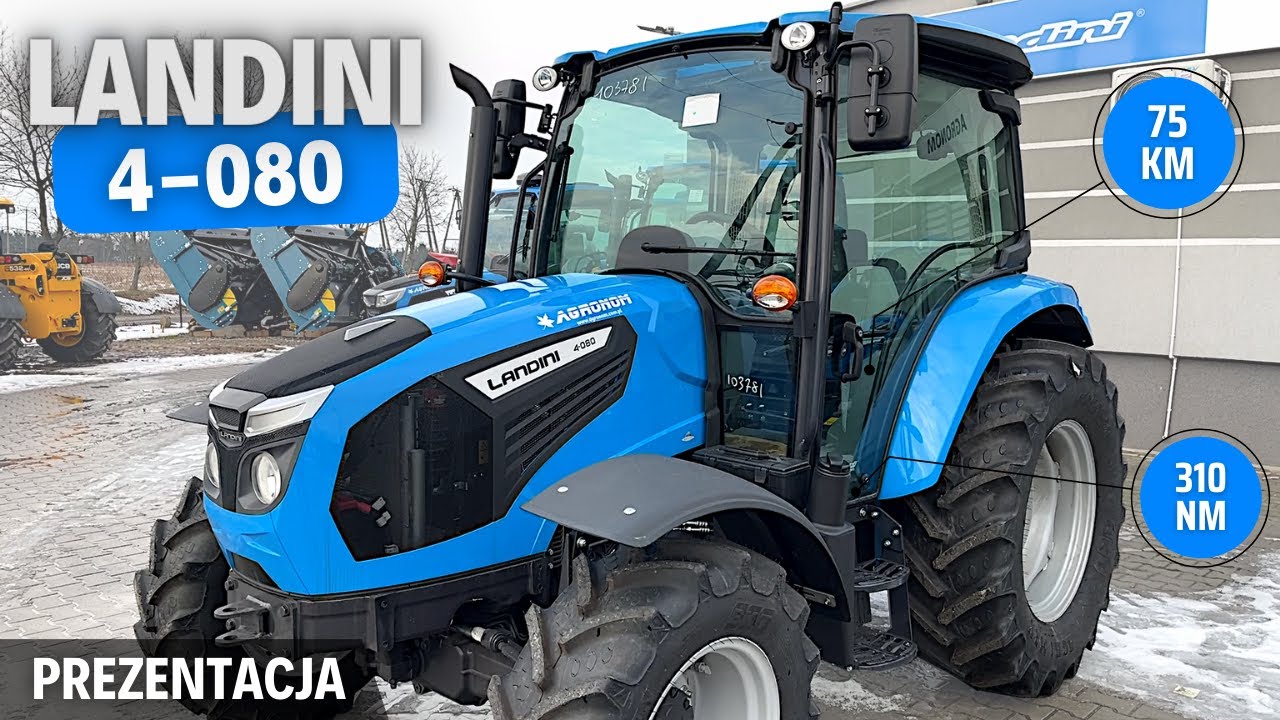 LANDINI 4-080 - mały dla małych gospodarzy | Prezentacja / test ciągnika