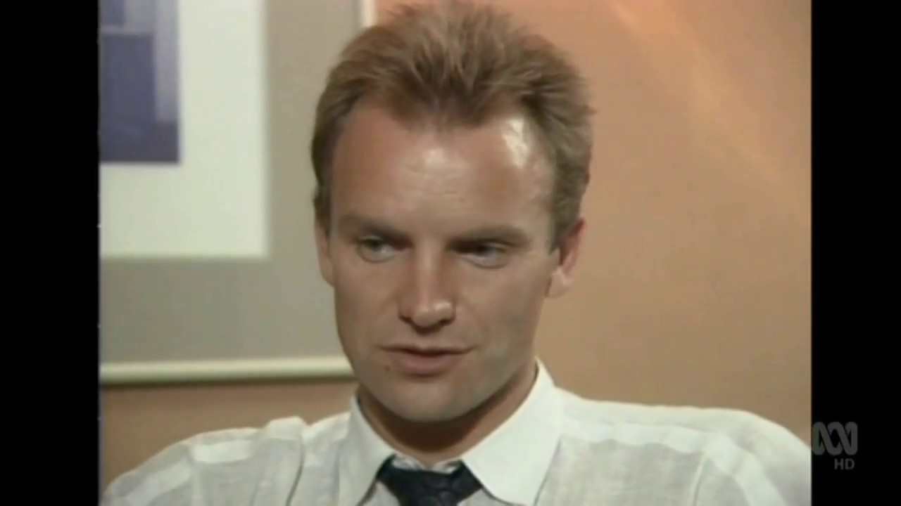 Countdown (Australia)- Molly Meldrum Interviews Sting- April 13, 1986