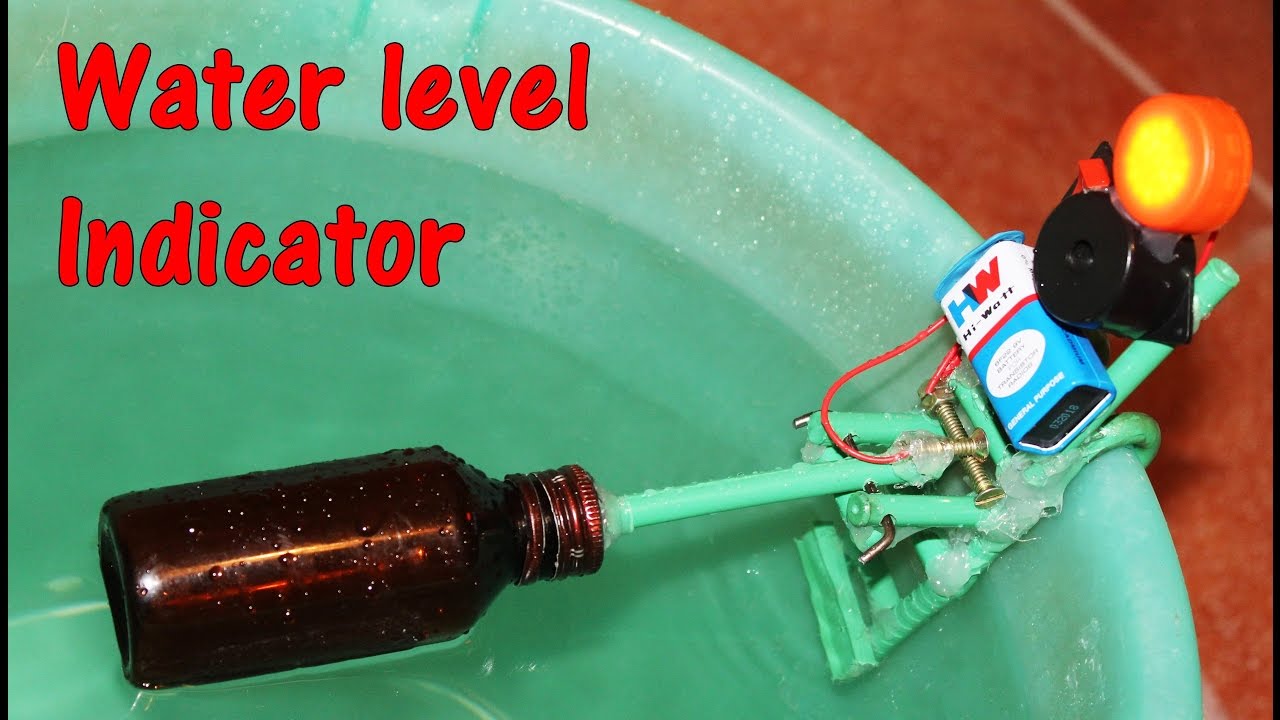 How to make a WATER overflow ALARM - SAVE Water