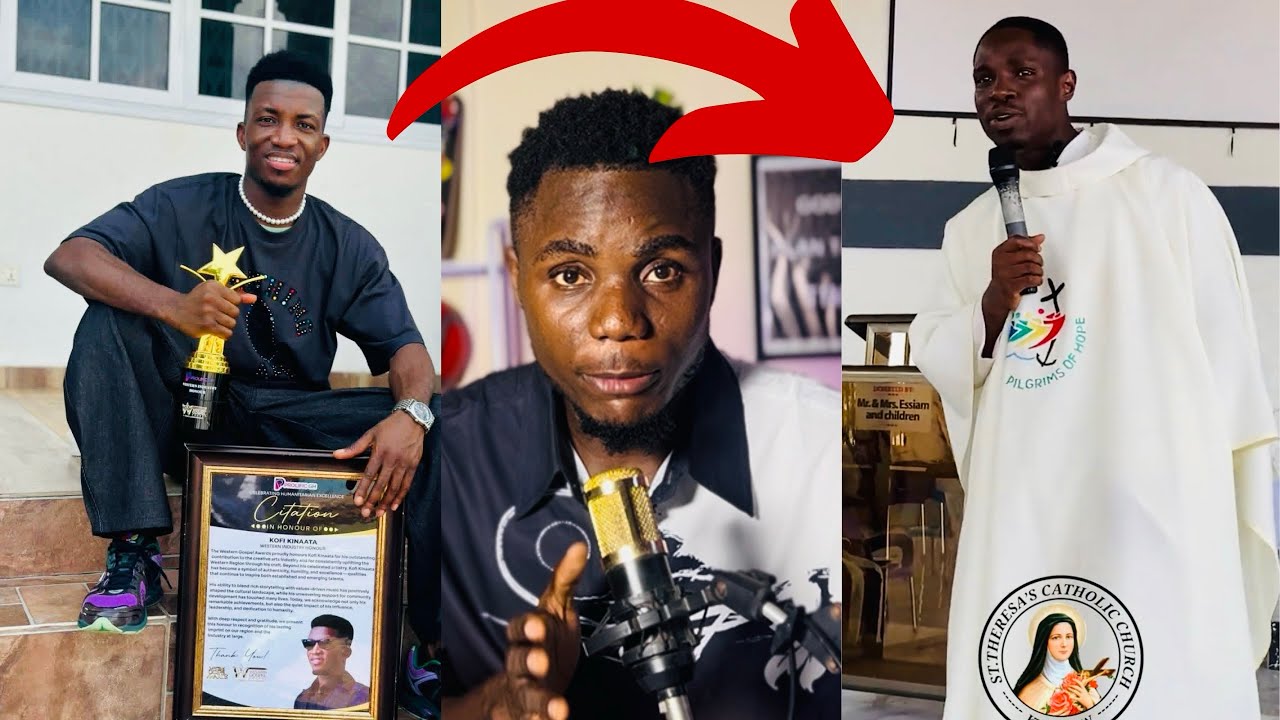 ❤️🇬🇭 Kofi Kinaata’s Song Being Used By A Catholic Priest to preach in Cape Coast