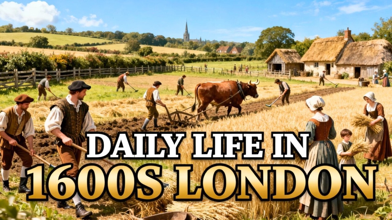 What Life Was Actually Like in 1600s London? | Relaxing History to Fall Asleep