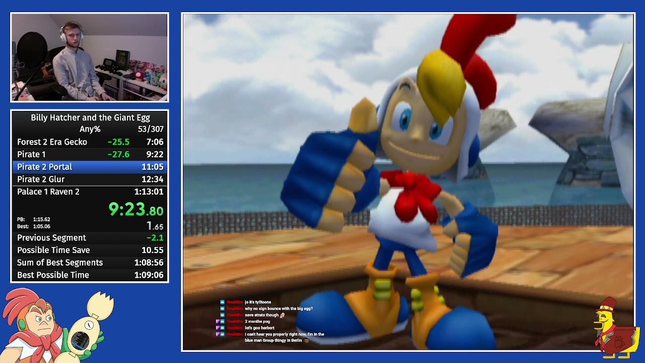 Billy Hatcher and the Giant Egg Any% in 1:12:50