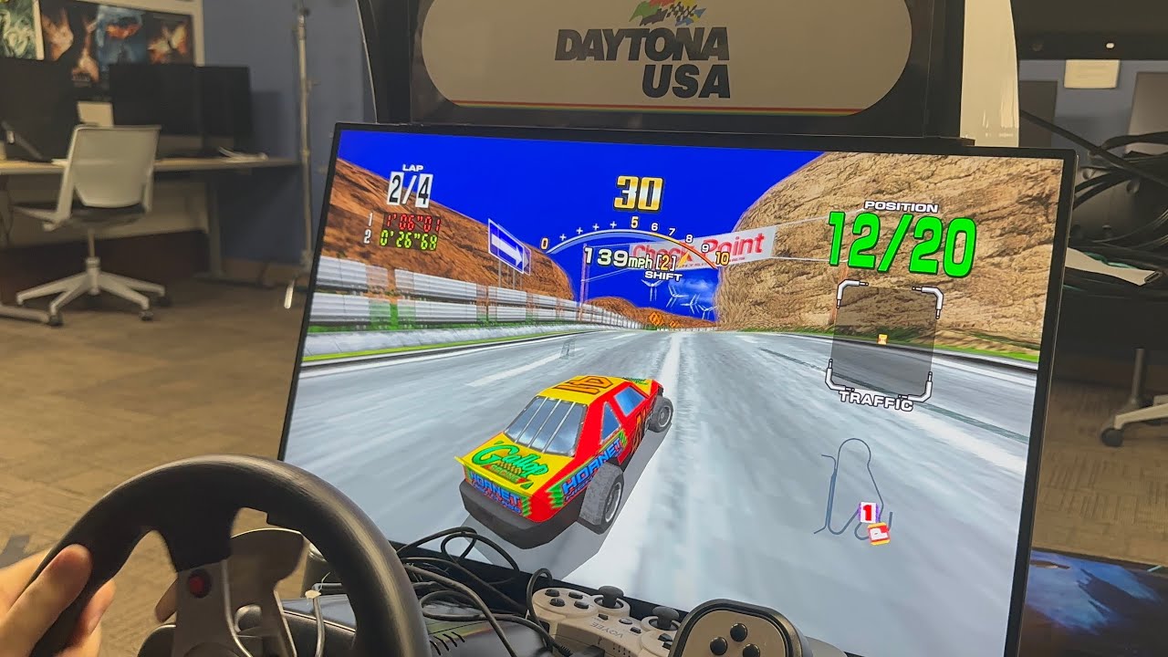 Daytona USA Arcade 1UP 