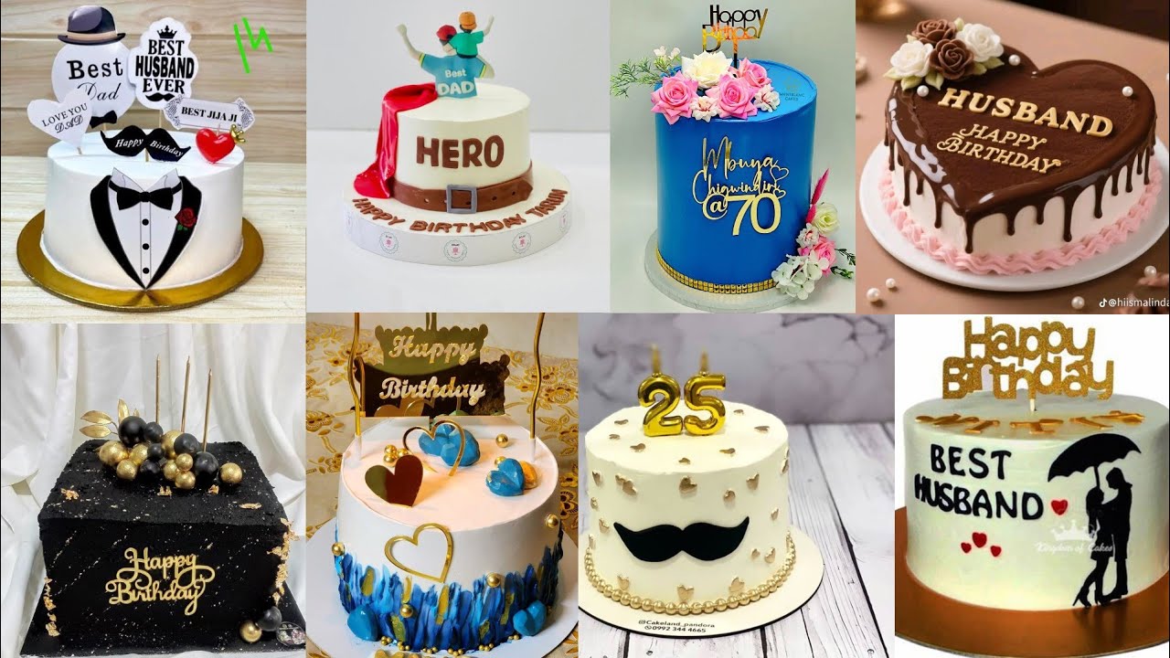 🎂2025 Trending Cake Designs for Mens/Best Husband Birthday Cake Designs/Birthday Cake Design/Cake 