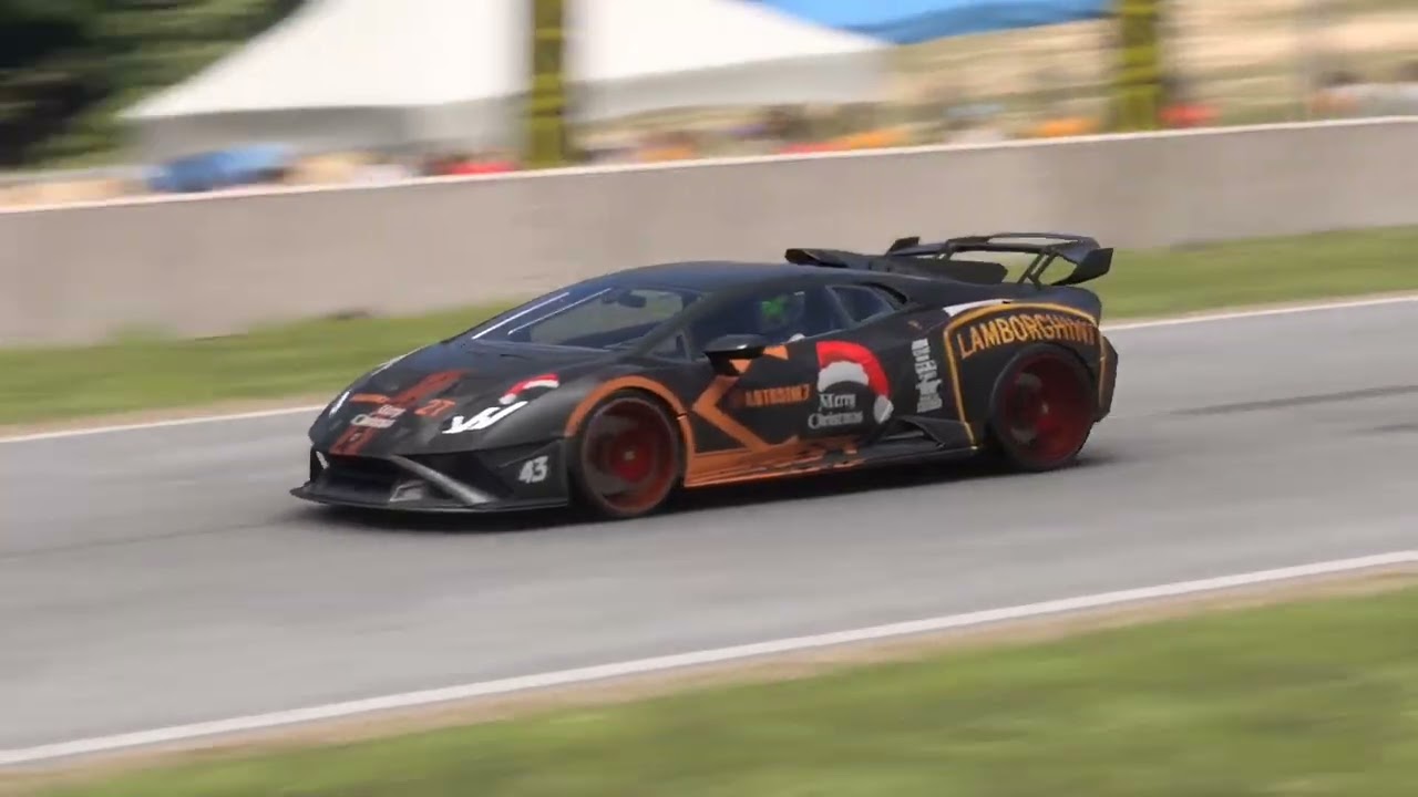 Lamborghini Huracan STO Merry Christmas 1000 HP V10 Twin Turbos @autosim7 