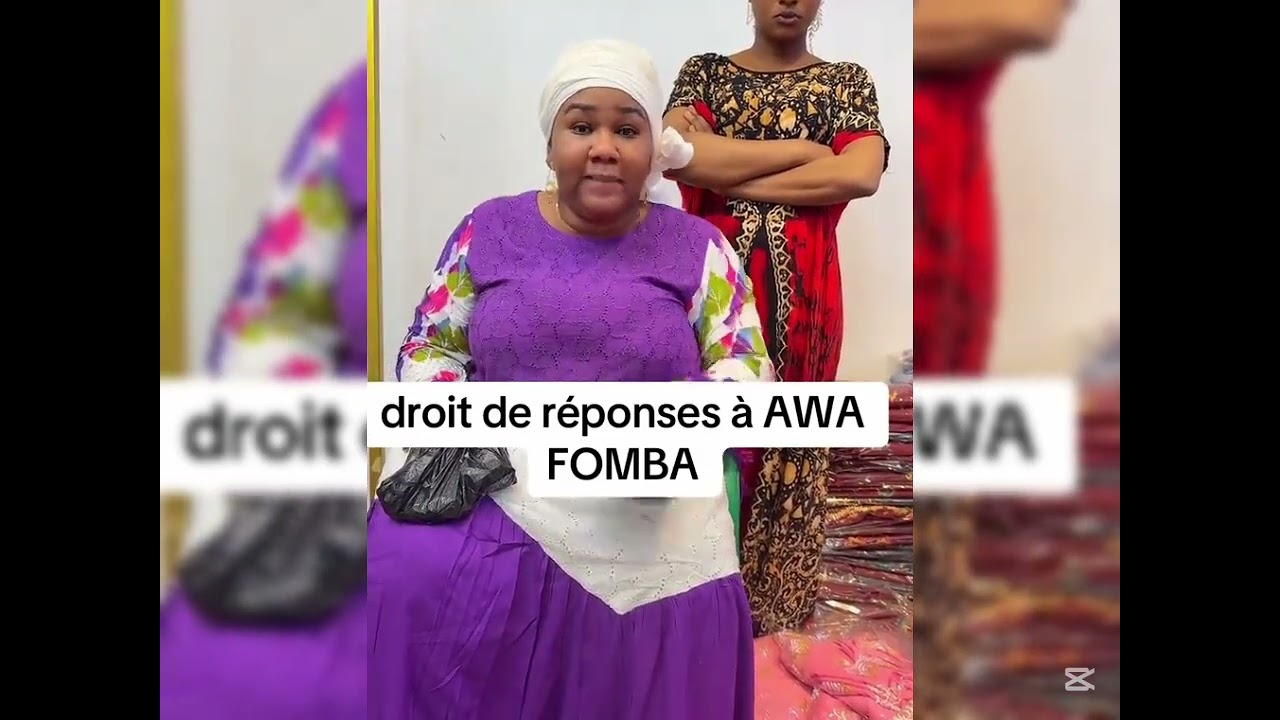 Ashley en colère répond fort Awa fomba 🙉👂