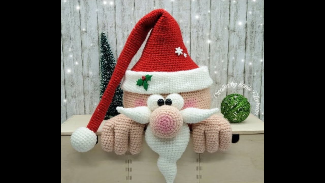 Papai Noel Escondido Amigurumi