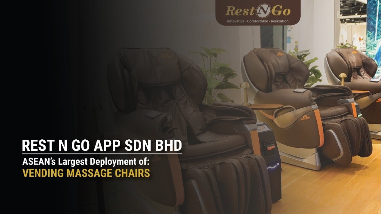ASEAN Records: Largest Deployment of Vending Massage Chairs (by Rest N Go App Sdn Bhd)