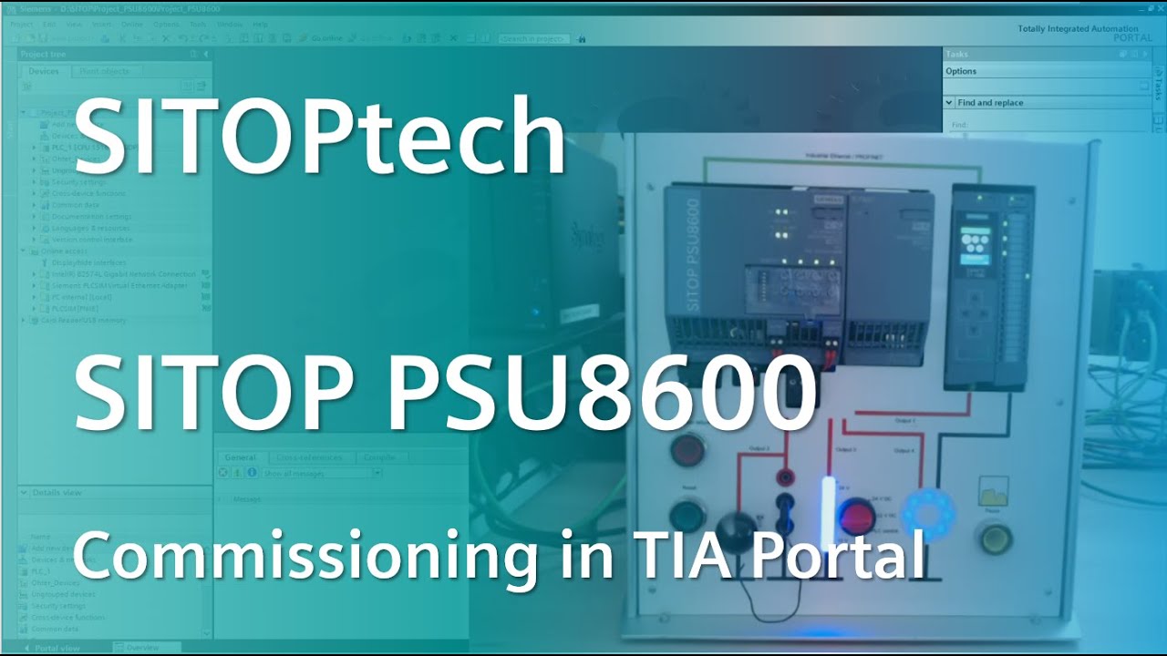 SITOPtech - Commissioning of the SITOP PSU8600 in the TIA Portal