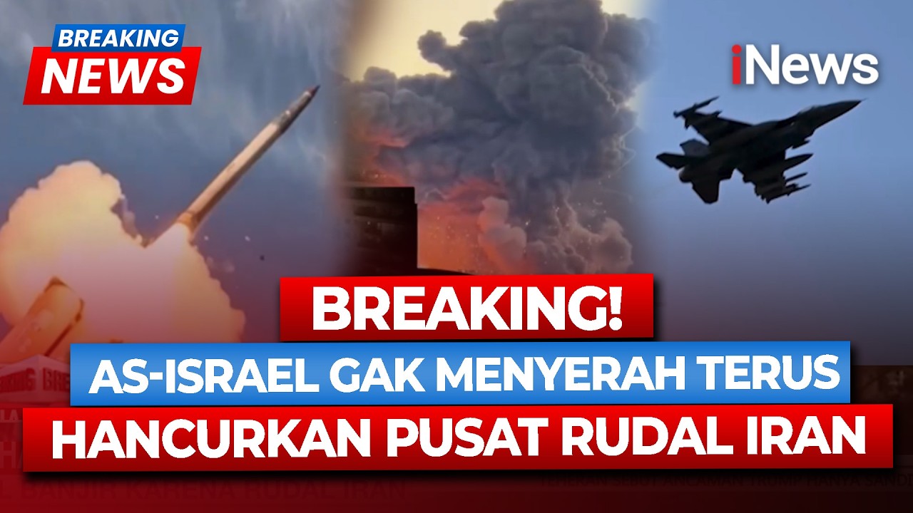 BREAKING! Minggu ke-5 Perang Timur Tengah, AS-Israel Kewalahan Serang Pusat Rudal Iran