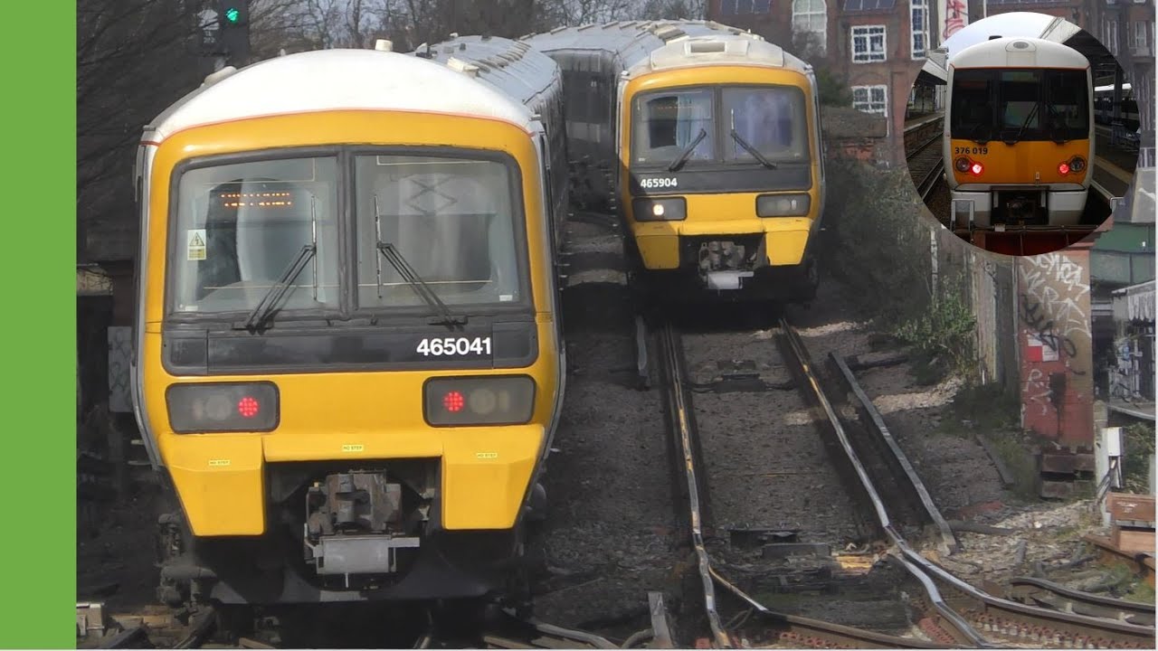 Trains at Lewisham