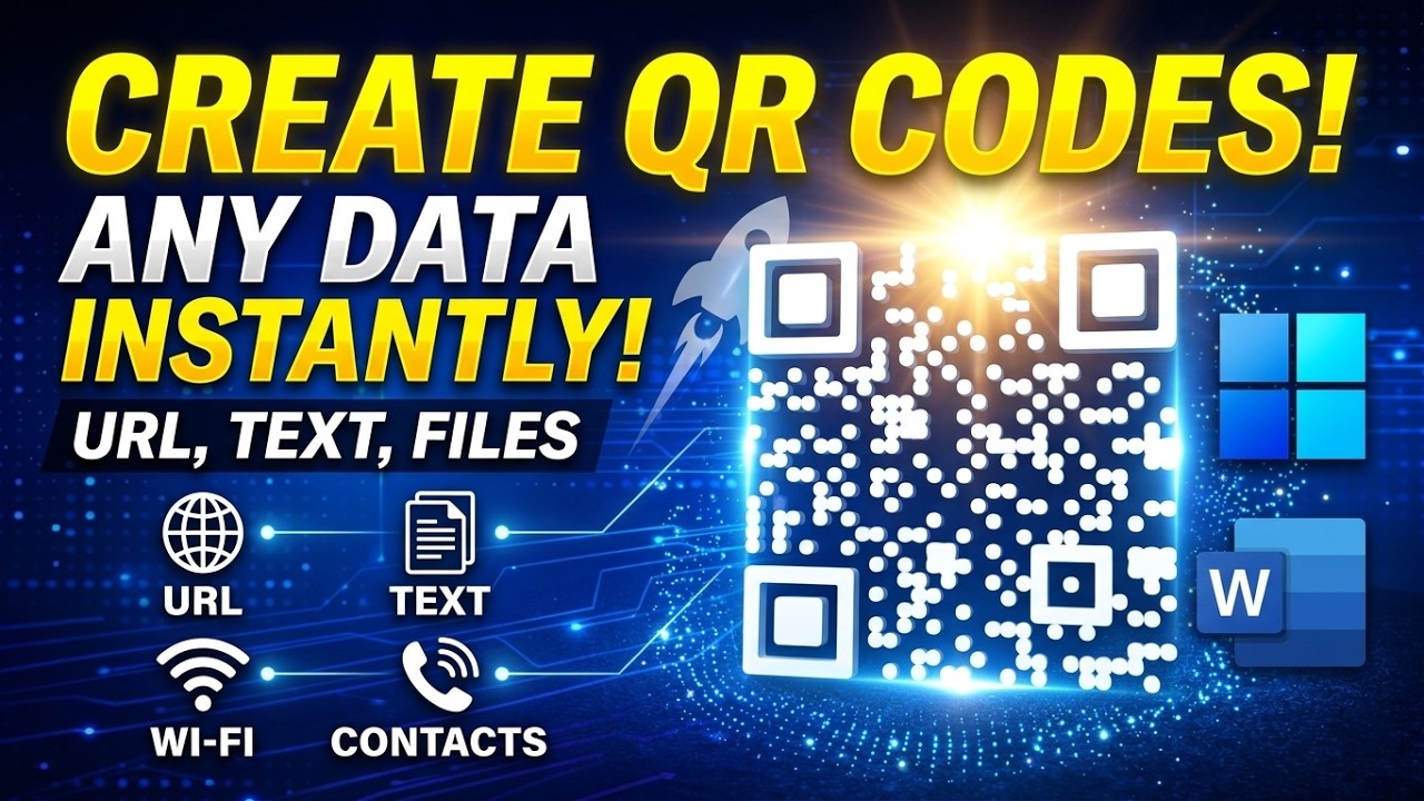 Создавайте QR-коды в Microsoft Word мгновенно (без необходимости создания веб-сайта).