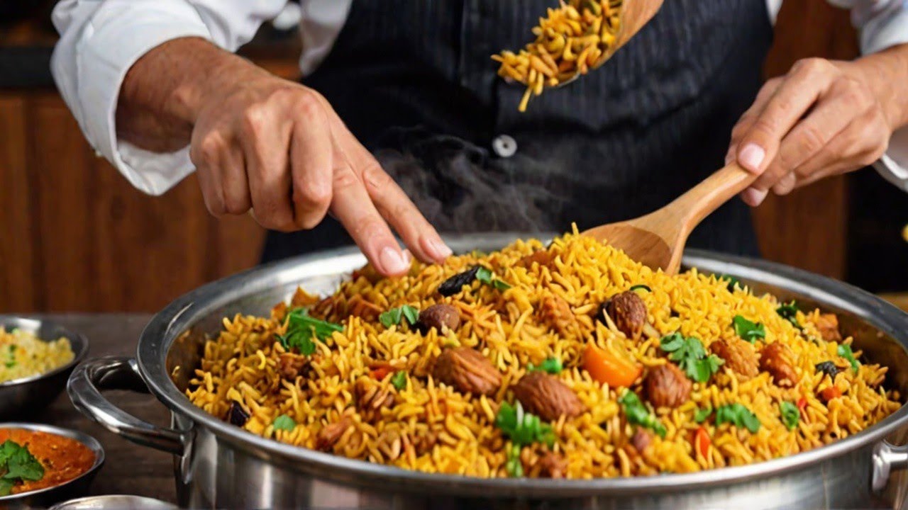 My name is arpit  lets make DELICIOUS Indian Style Veg Biryani Recipe TODAY😊❤️❣️