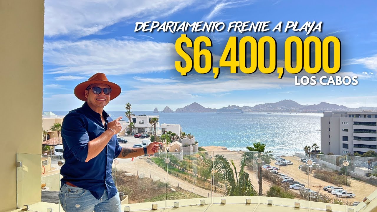 Vendo Departamento de Ensueño a pasos de la Playa más icónica en Los Cabos de $6,400,000 pesos 🏝️🌅