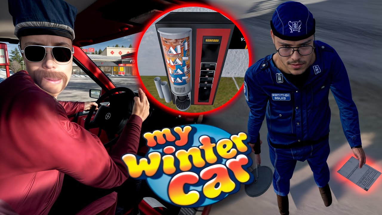 Novo Emprego, Café Grátis e Presente da Policia - My Winter Car #7