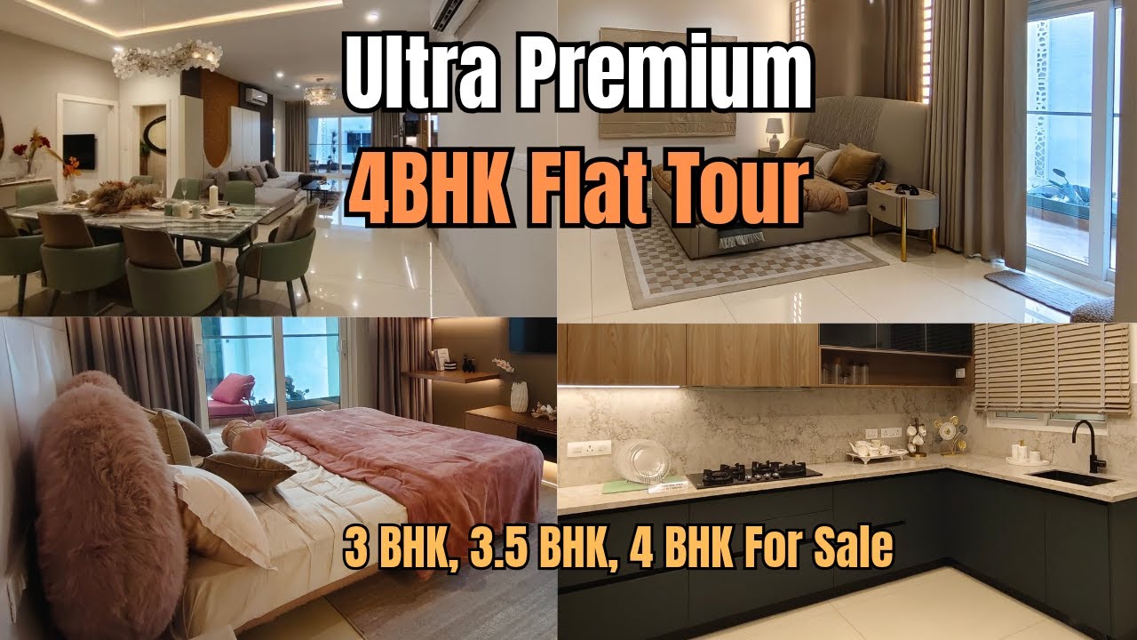 3815 sq.ft Ultra-Premium 4BHK Model Flat Tour | Honer Signatis | With Servant Room