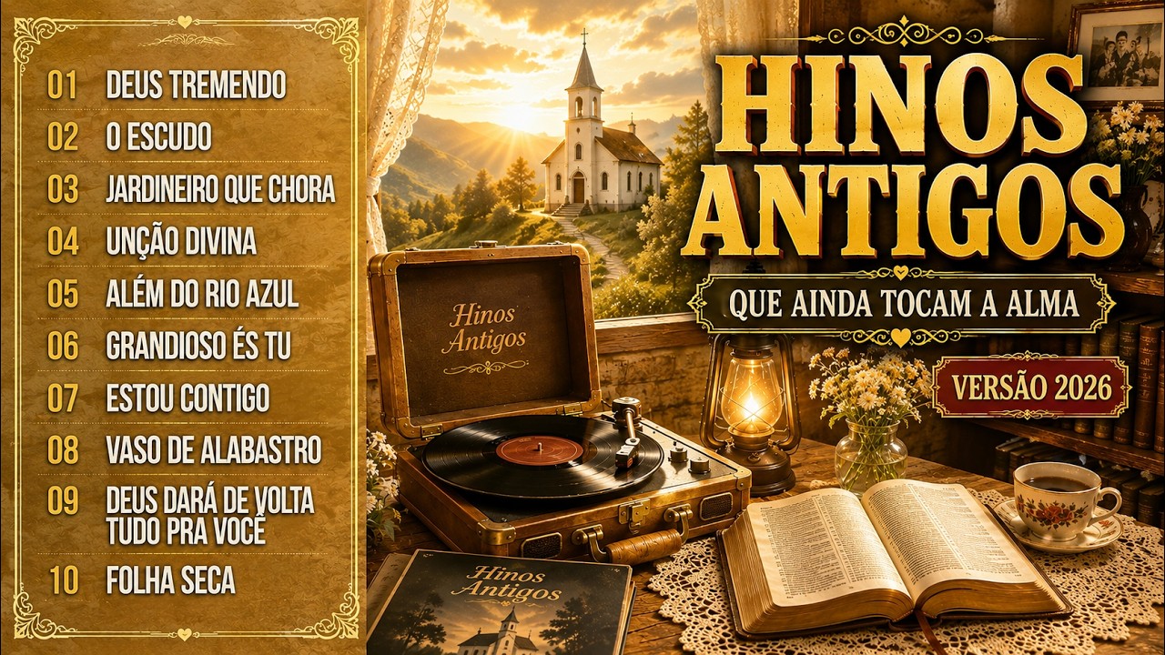 16 HINOS ANTIGOS ❤️ Os Louvores Mais Amados Pelo P&uacute;blico | Grandes Cl&aacute;ssicos Inesquec&iacute;veis