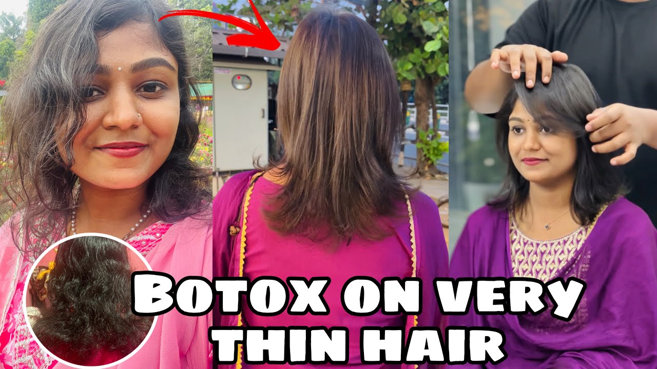 ഒട്ടും ഉള്ളില്ലാത്ത എന്റെ മുടിയിൽ BOTOX ചെയ്തപ്പോൾ 😱| മുടി ഒട്ടിപ്പോയോ 🥲| My Experience 💕 