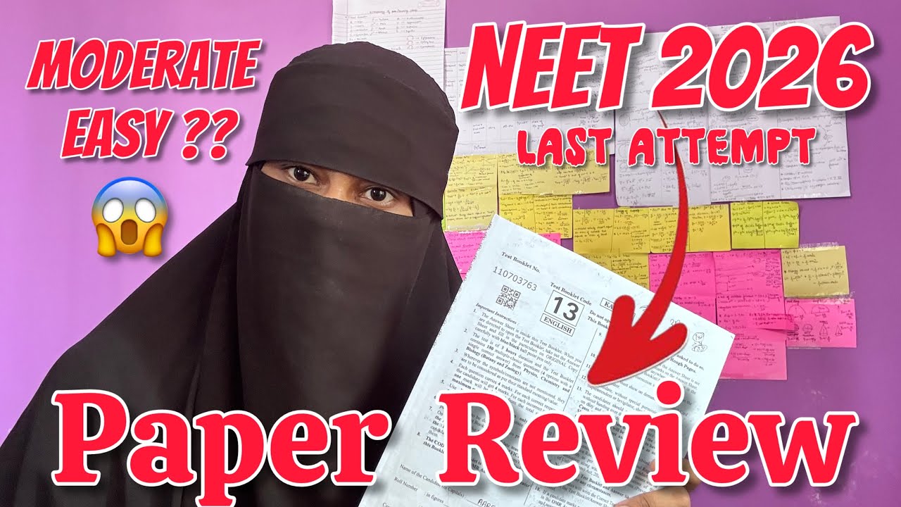 My NEET 2026 Paper Review 😓 | Moderate or Easy | HijabiMedHustle