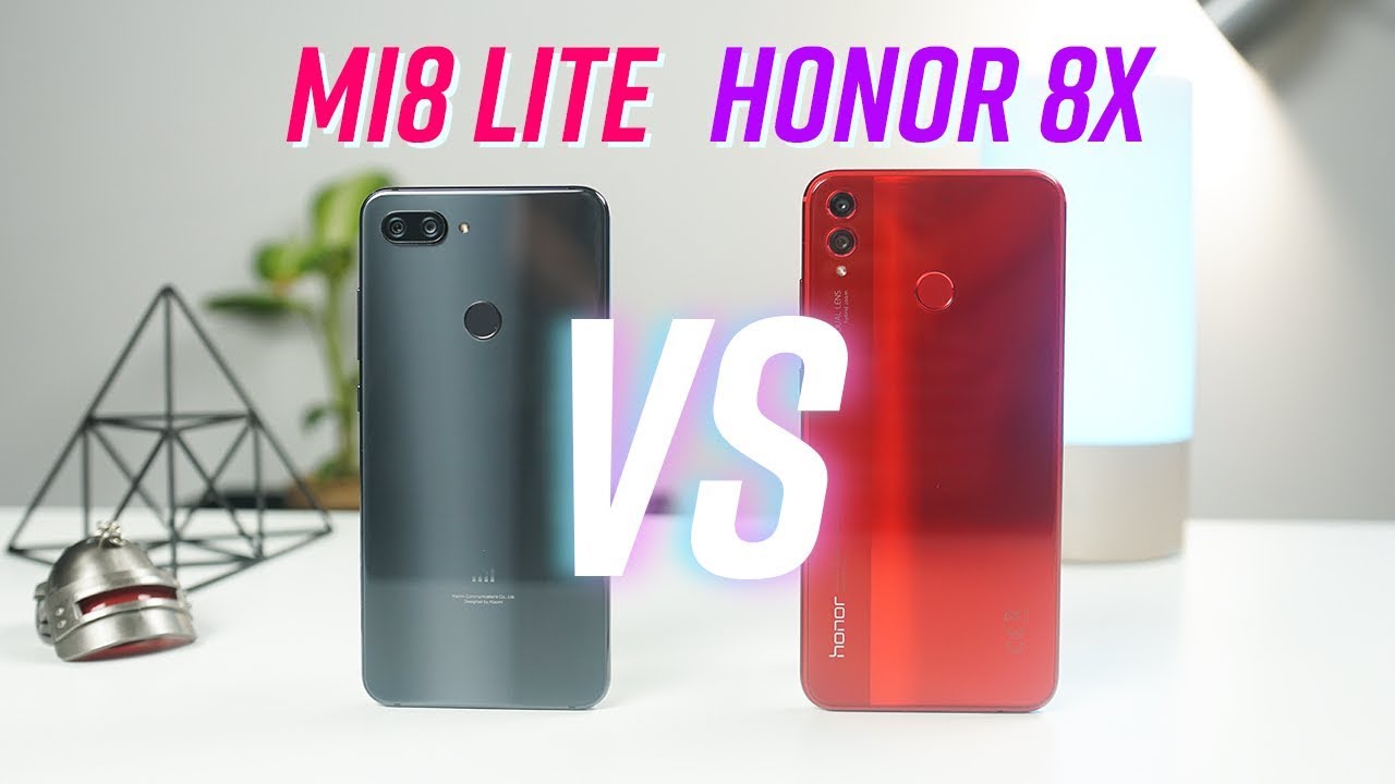 So sánh Xiaomi Mi8 Lite & Honor 8X