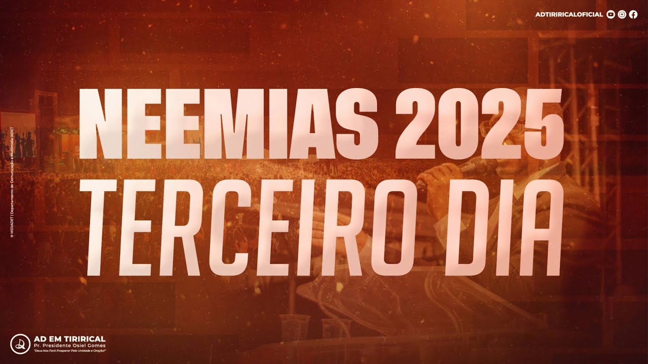 🔥NEEMIAS 2025 - 3&deg; CRUZADA 🔥| feat. Pr. Juliano Fraga, Eliane Fernandes, Som E Louvor