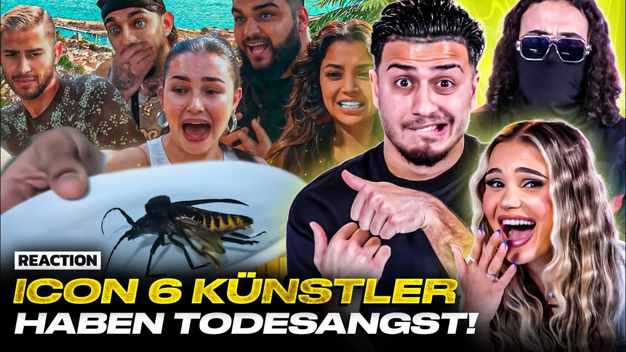 WAS IST DAS 🤢 Icon 6 Künstler erschrecken sich hart 😂 ICON 6 RUNDE 2 VLOG 7 Reaction
