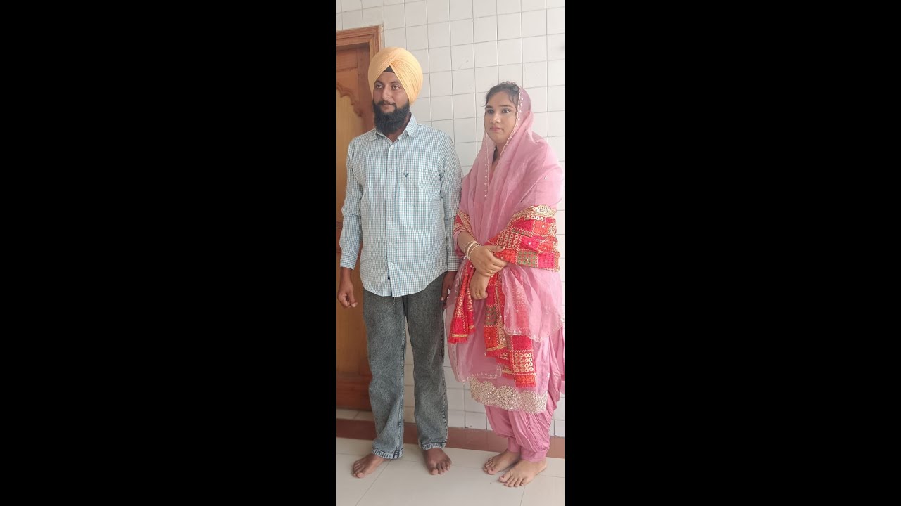 Live on Sagan Ceremony Amrit Singh weds Parmeet kaur....