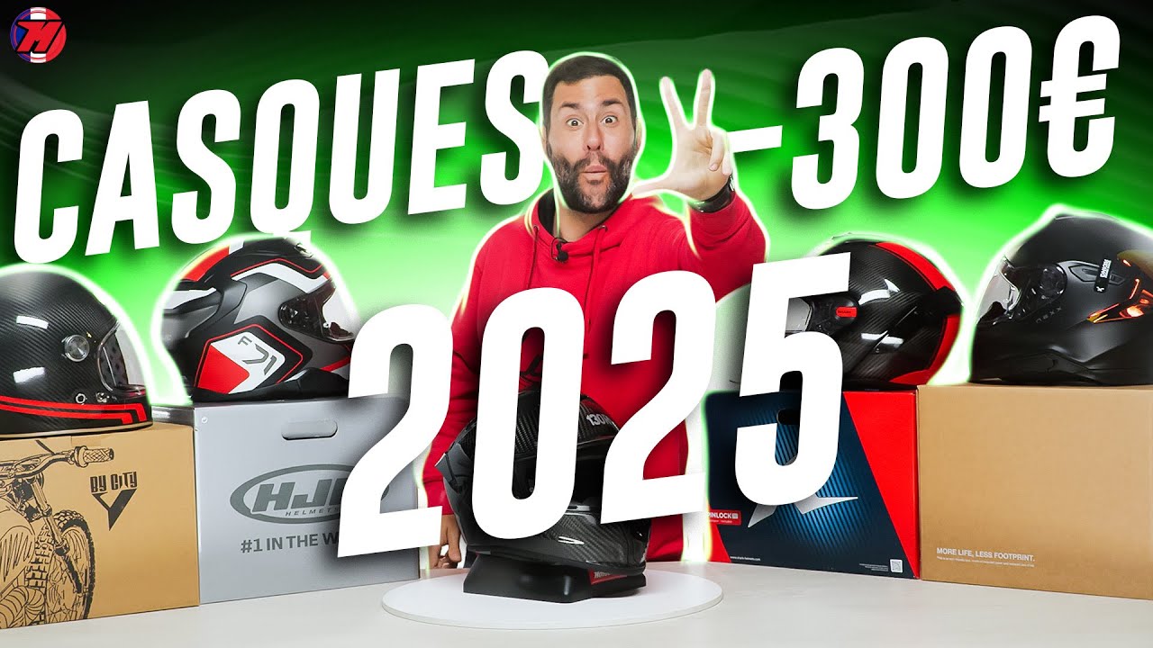 Les meilleurs CASQUES MOTO à MOINS DE 300 EUROS 💶