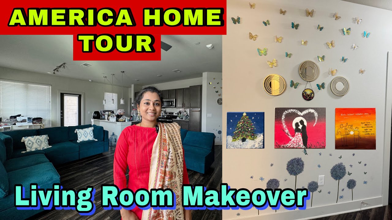 💥Americaல Living Room Makeover|Belffin Modular Sofa Review|DecorTamil Vlog USA #tamil #tamilvlog