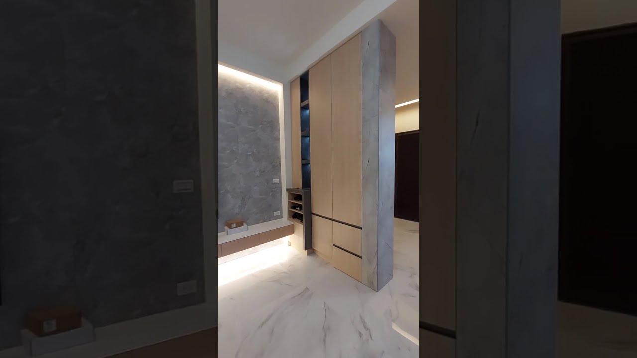 台中市_軍福11路_張公館 [ 1F_ 系統裝潢工程 - 隨手(直向)錄影/外觀篇(1) ]  冠品系統家具