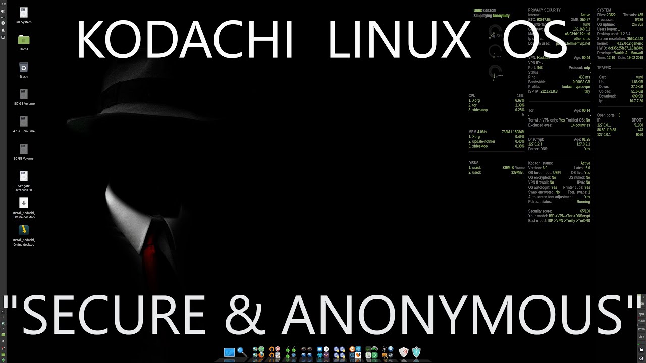 Kodachi Linux - Secure, Anti-Forensic, and Anonymous