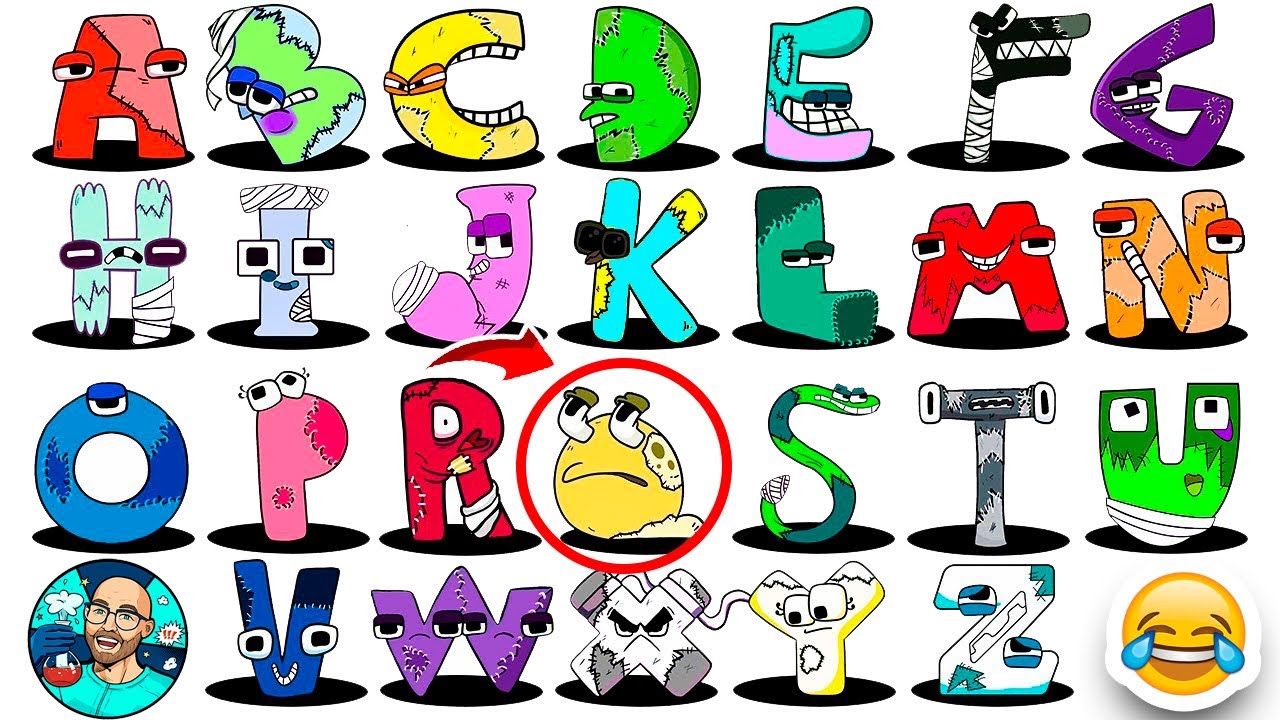 Alphabet Lore COMPILATION But Fixing Letters (P-T)
