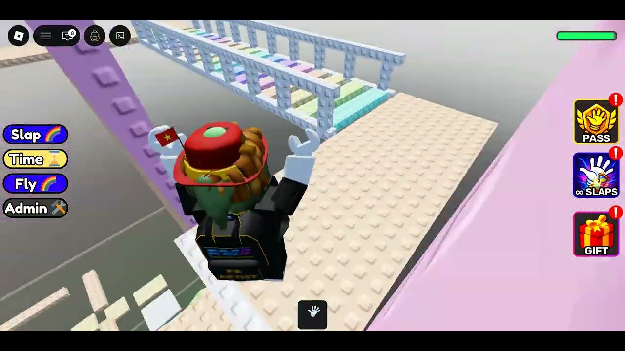 speed run in slap tower 3, nhưng......