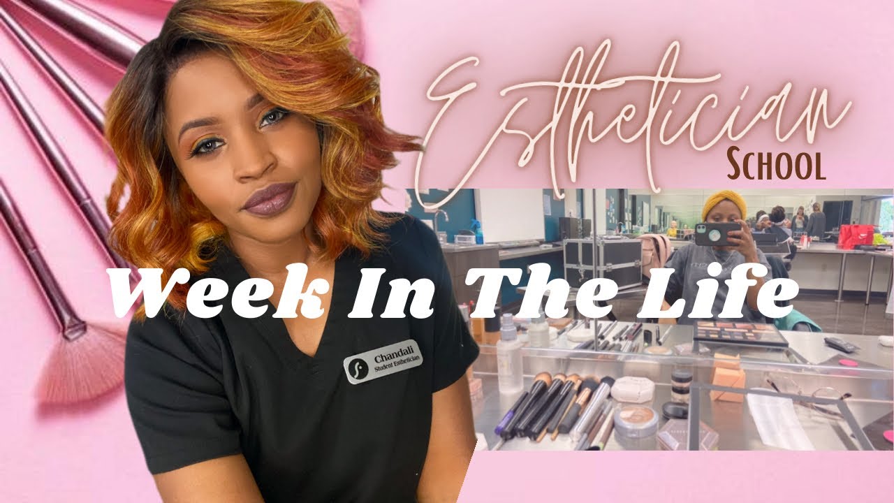 Esthetician School : Week In The Life | Make Up Kit Unboxing 📦💄
