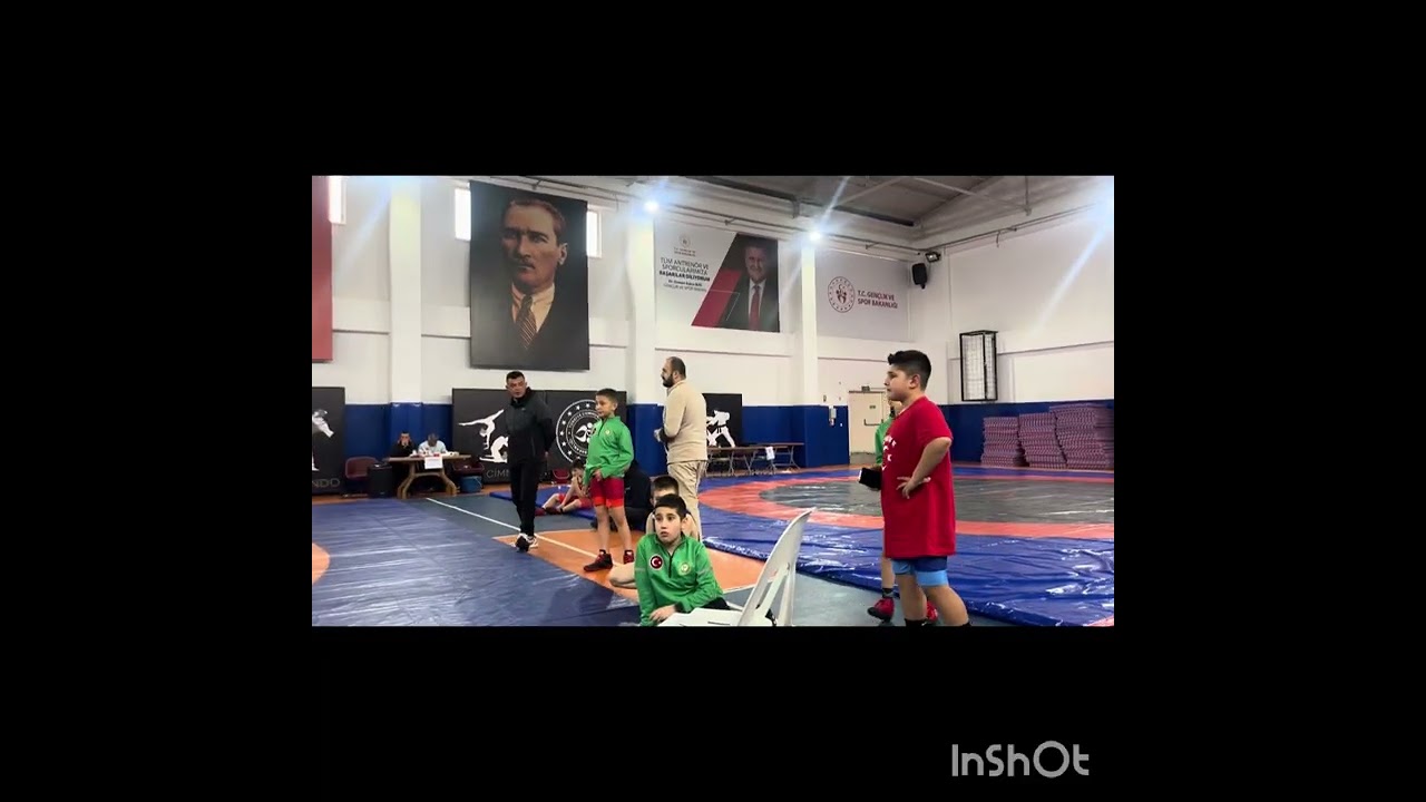 Kuzenim Antalya okullar arası güreş turnuvası  57 kg şampiyonu Hasan Enes çekmen altın madalya