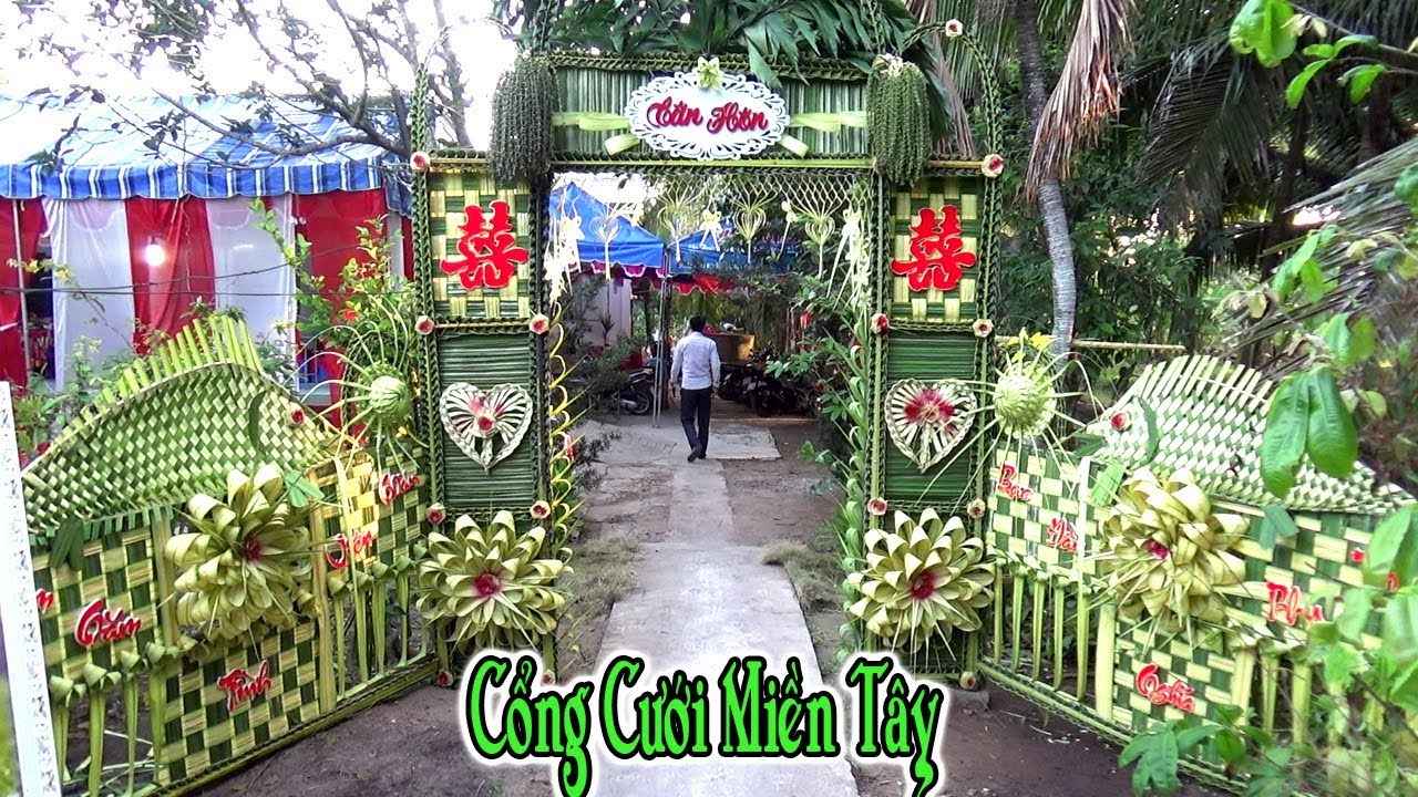 Kỳ Lạ Cách Làm Cổng Cưới Lá Dừa Tiền Triệu Lộng Lẫy của Người Miền Tây Như Thế Nào?/NGÃ NĂM TV