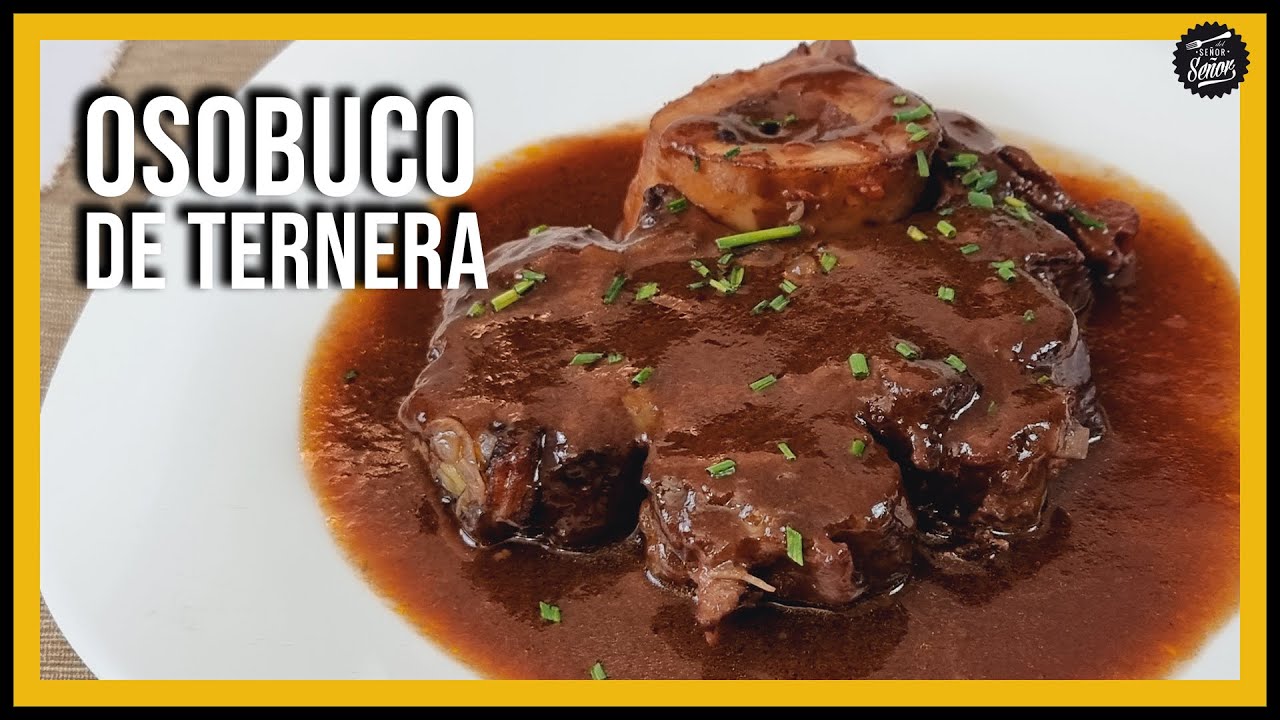 OSOBUCO DE TERNERA 🥩 Receta italiana ¡Fácil de hacer!