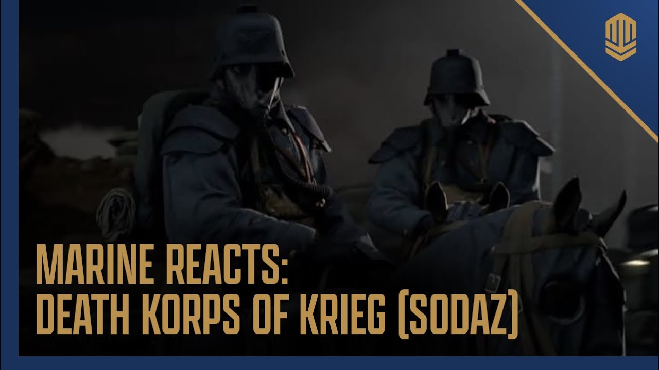 Marine Reacts to Death Korps of Krieg (Sodaz)