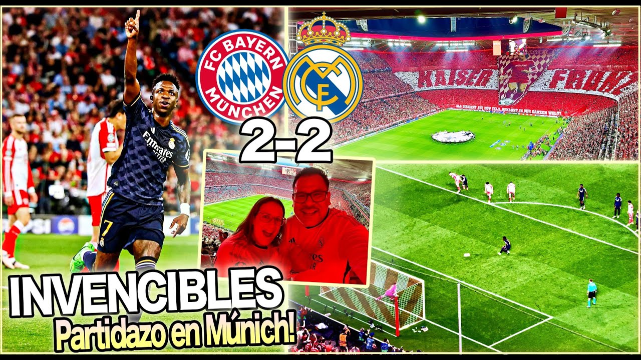 BAYERN MUNICH 2-2 REAL MADRID | Así se vivió el Clásico de Europa🔥 REACCIÓN en el Allianz Arena VLOG