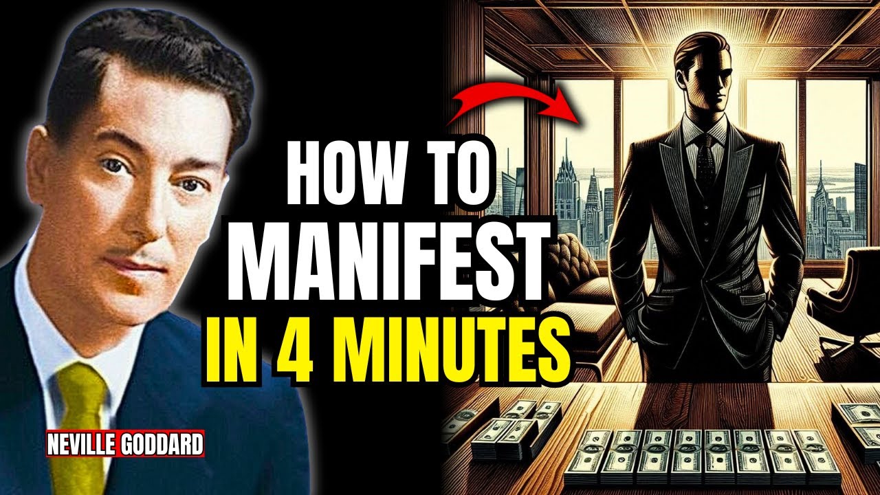 Neville Goddard - How To Manifest Anything In 4 Minutes (The Best Method)