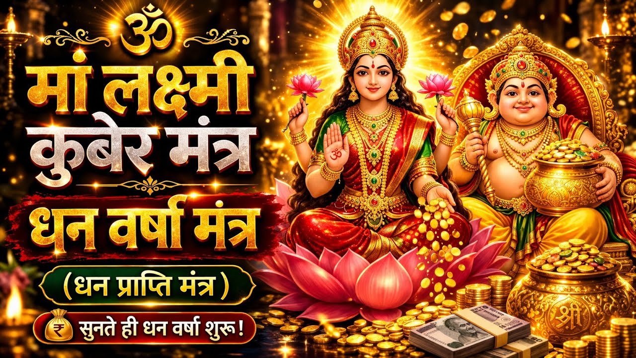 Maa Lakshmi Kuber Mantra | मां लक्ष्मी कुबेर मंत्र | धन प्राप्ति मंत्र