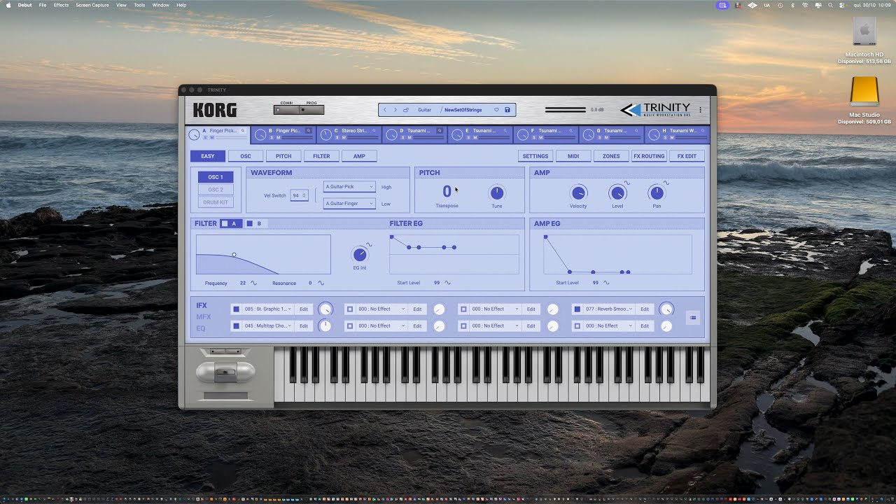 Korg Trinity - O Novo Plugin da Korg CHEGOU !!! Muito Bom !!