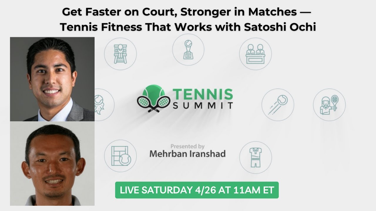 💪 Get Faster, Stronger, Fitter—Tennis-Specific Workouts That Actually Work with Satoshi Ochi